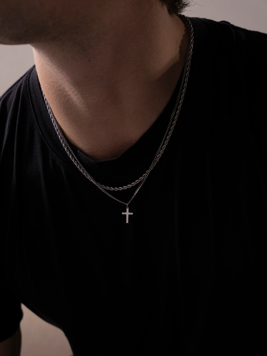 Rope Chain 3MM silver men tarnish-free SOC.BCLUB