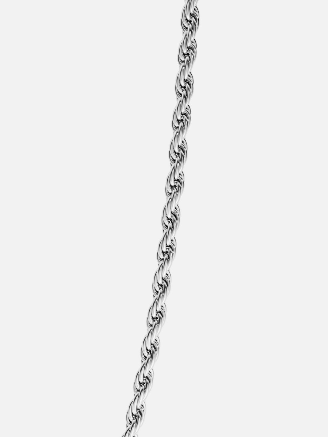 Rope Chain 3MM silver men lifestyle jewelry SOC.BCLUB