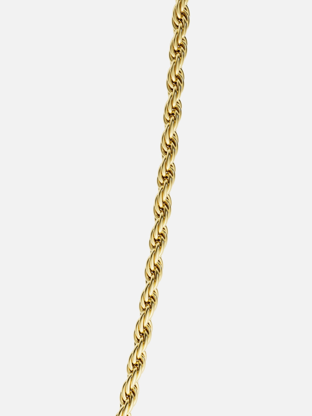 Rope Chain 3MM gold men lifestyle jewelry SOC.BCLUB