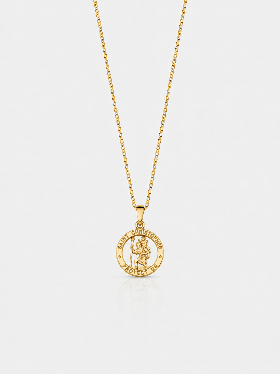 St Christopher Chain sterling silver men pendant SOC.BCLUB