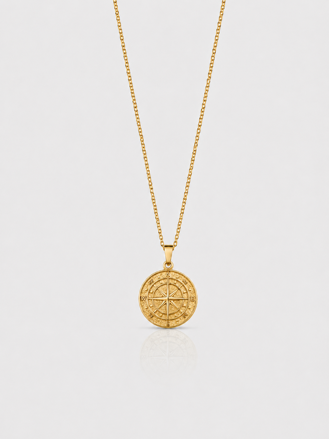 Compass Chain gold men necklace SOC.BCLUB