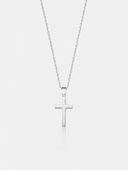 Cross Chain silver men necklace religious waterproof SOC.BCLUB
