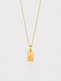 Initials Chain sterling silver men custom pendant SOC.BCLUB