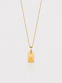 Initials Chain sterling silver men custom pendant SOC.BCLUB