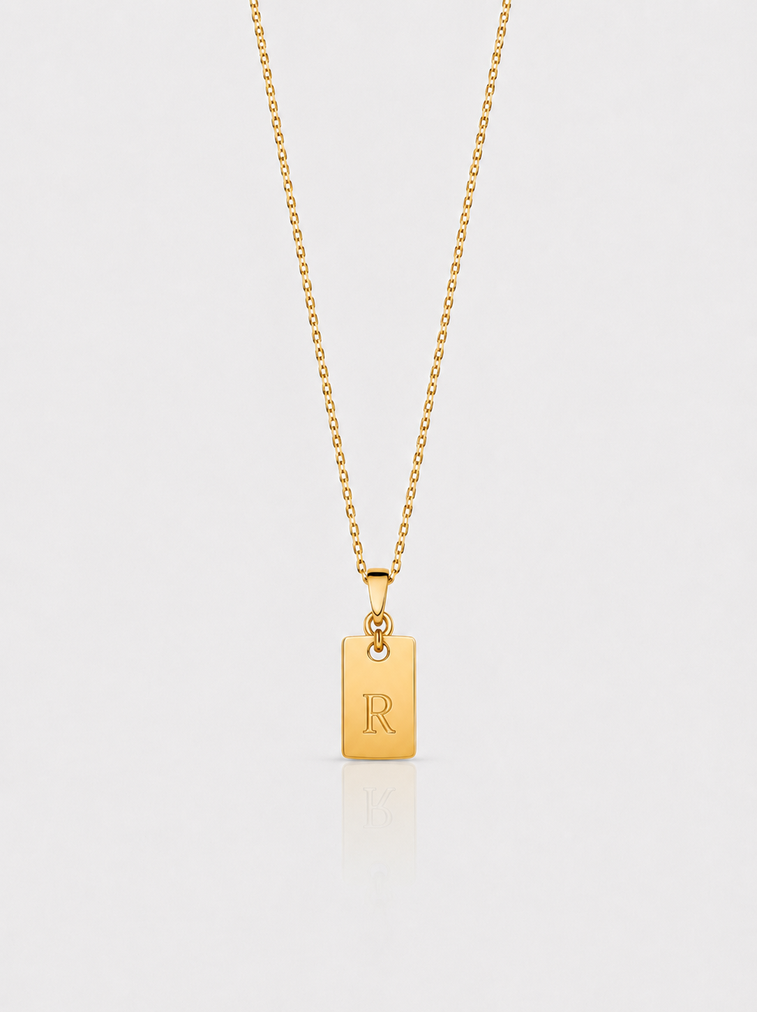 Initials Chain sterling silver men custom pendant SOC.BCLUB