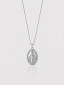 Maria Chain silver men religious necklace SOC.BCLUB