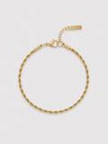 Rope Bracelet 3MM gold men bracelet SOC.BCLUB