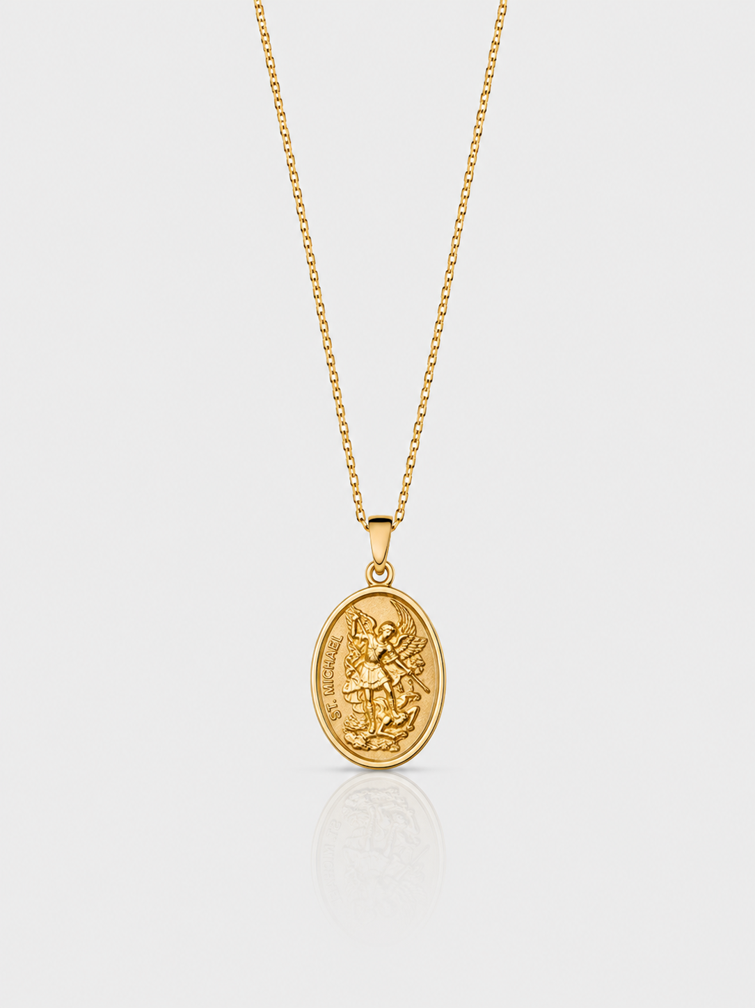 St Michael Chain sterling silver men pendant SOC.BCLUB